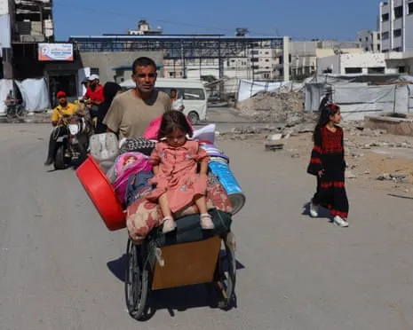 Fleeing away from Peril to Destruction: Gaza Residents Grapple with Dire Choice